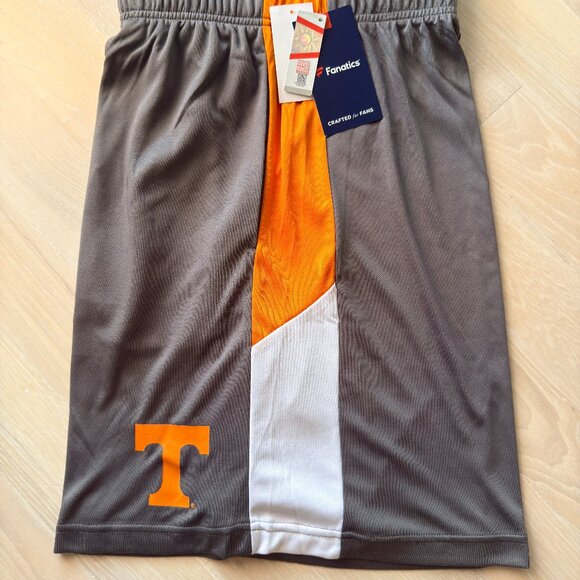 Men's Fanatics Gray Tennessee Vols Logo Shorts - Large - Picture 1 of 4